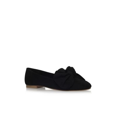 Black noelle flat slip on loafers